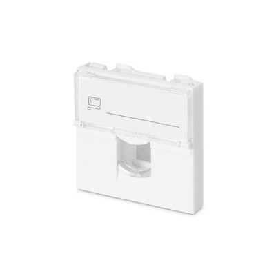 Лицевая панель телекоммуникационная LY-FP65 45x45мм со шторкой на 1 модуль Лицевая панель телекоммуникационная LY-FP65 45x45мм со шторкой на 1 модуль