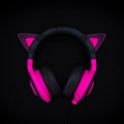 Накладные кошачьи ушки на гарнитуру Razer Kitty Ears for Kraken - Neon Purple
