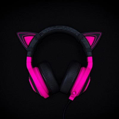 Накладные кошачьи ушки на гарнитуру Razer Kitty Ears for Kraken - Neon Purple Накладные кошачьи ушки на гарнитуру Razer Kitty Ears for Kraken - Neon Purple