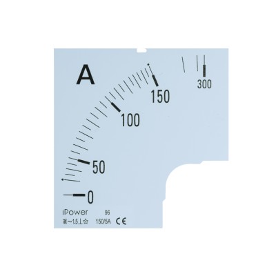 Шкала для амперметра iPower 150/5 Шкала для амперметра iPower 150/5