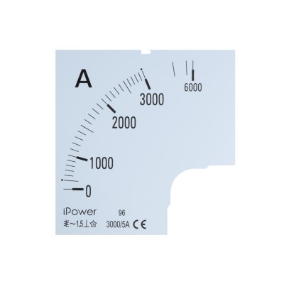 Шкала для амперметра iPower 3000/5 Шкала для амперметра iPower 3000/5