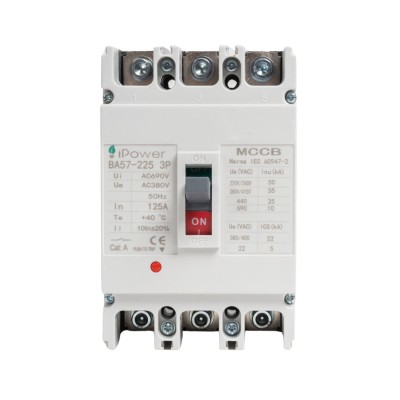 Автоматический выключатель iPower ВА57-225 3P 125A Автоматический выключатель iPower ВА57-225 3P 125A