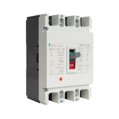Автоматический выключатель iPower ВА57-250 3P 200A Автоматический выключатель iPower ВА57-250 3P 200A