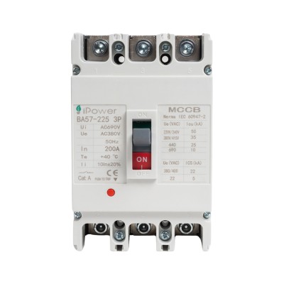 Автоматический выключатель iPower ВА57-225 3P 200A Автоматический выключатель iPower ВА57-225 3P 200A