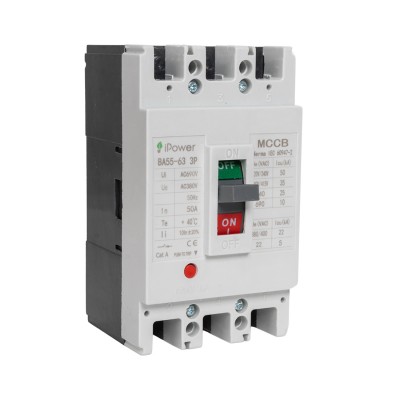 Автоматический выключатель iPower ВА55-63 3P 50A Автоматический выключатель iPower ВА55-63 3P 50A