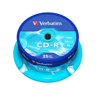 Диск CD-R Verbatim (43432) 700MB 25штук Незаписанный Диск CD-R Verbatim (43432) 700MB 25штук Незаписанный