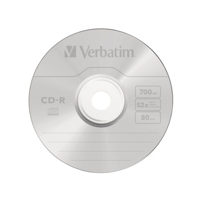 Диск CD-R Verbatim (43343) 700MB 50штук Незаписанный Диск CD-R Verbatim (43343) 700MB 50штук Незаписанный