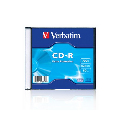 Диск CD-R Verbatim (43347) 700MB 1штук Незаписанный Диск CD-R Verbatim (43347) 700MB 1штук Незаписанный