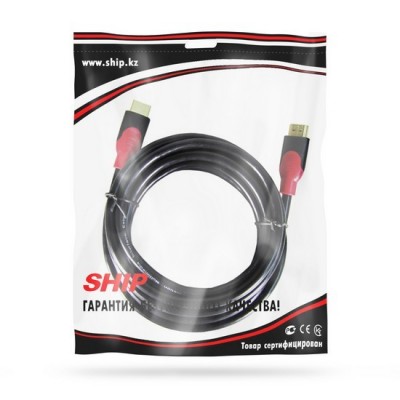 Интерфейсный кабель HDMI-HDMI SHIP SH6016-3P 30В Пол. пакет Интерфейсный кабель HDMI-HDMI SHIP SH6016-3P 30В Пол. пакет