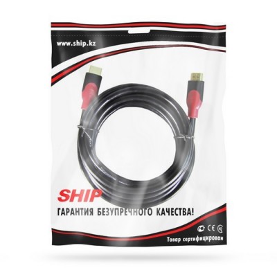 Интерфейсный кабель HDMI-HDMI SHIP SH6016-5P 30В Пол. пакет Интерфейсный кабель HDMI-HDMI SHIP SH6016-5P 30В Пол. пакет