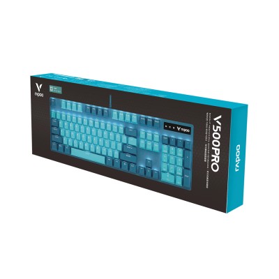 Клавиатура Rapoo V500PRO Cyan Blue Клавиатура Rapoo V500PRO Cyan Blue