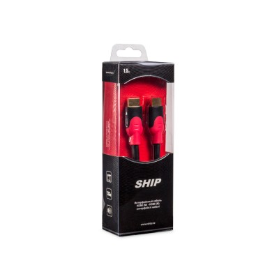 Интерфейсный кабель HDMI-HDMI SHIP SH6016-1.5B 30В Блистер Интерфейсный кабель HDMI-HDMI SHIP SH6016-1.5B 30В Блистер