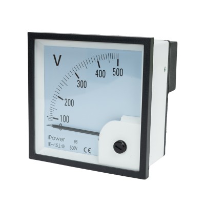 Вольтметр iPower AM-96 AC 0-500V Вольтметр iPower AM-96 AC 0-500V