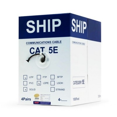 Кабель сетевой SHIP D106 Cat.5e UTP 30В PE Кабель сетевой SHIP D106 Cat.5e UTP 30В PE