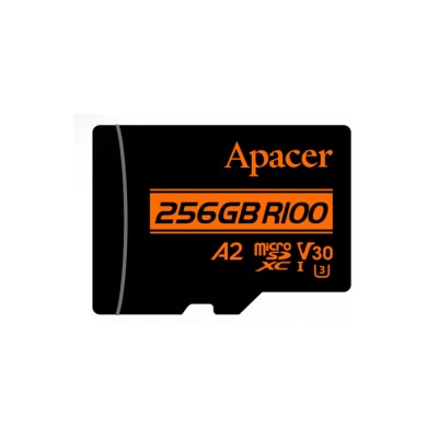Карта памяти Apacer AP256GMCSX10U8-R 256GB с адаптером SD Карта памяти Apacer AP256GMCSX10U8-R 256GB с адаптером SD