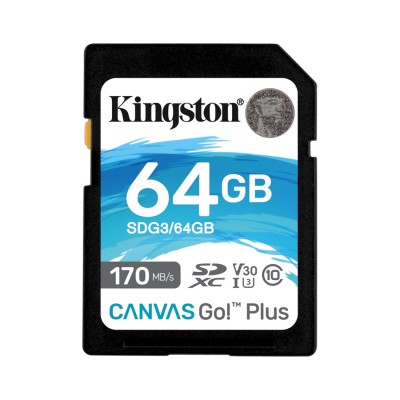 Карта памяти Kingston SDG3/64GB SD 64GB Карта памяти Kingston SDG3/64GB SD 64GB