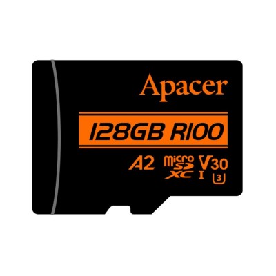 Карта памяти Apacer AP128GMCSX10U8-R 128GB с адаптером SD Карта памяти Apacer AP128GMCSX10U8-R 128GB с адаптером SD