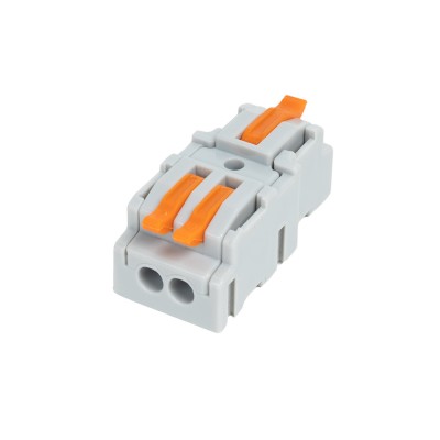 Клемма Deluxe F12 (0,08-4,0мм 32А) 1 ввод 2 вывода Клемма Deluxe F12 (0,08-4,0мм 32А) 1 ввод 2 вывода