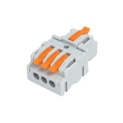 Клемма Deluxe F13 (0,08-4,0мм 32А) 1 ввод 3 вывода Клемма Deluxe F13 (0,08-4,0мм 32А) 1 ввод 3 вывода