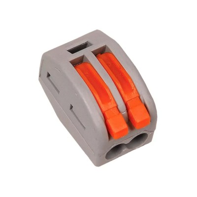 Клемма Deluxe 222-412 (0,08-2,5мм 32А) (50 штук в упаковке) Клемма Deluxe 222-412 (0,08-2,5мм 32А) (50 штук в упаковке)