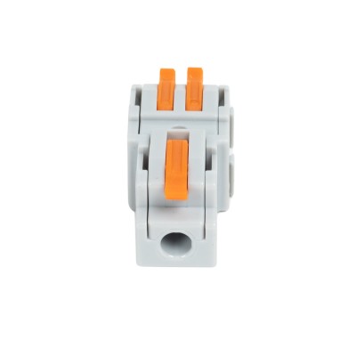 Клемма Deluxe F12 (0,08-4,0мм 32А) 1 ввод 2 вывода Клемма Deluxe F12 (0,08-4,0мм 32А) 1 ввод 2 вывода