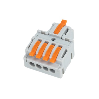 Клемма Deluxe F14 (0,08-4,0мм 32А) 1 ввод 4 вывода Клемма Deluxe F14 (0,08-4,0мм 32А) 1 ввод 4 вывода