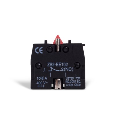 Блок доп. контактов для кнопок Deluxe ZB-BE102 NC Блок доп. контактов для кнопок Deluxe ZB-BE102 NC