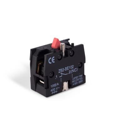 Блок доп. контактов для кнопок Deluxe ZB-BE102 NC Блок доп. контактов для кнопок Deluxe ZB-BE102 NC