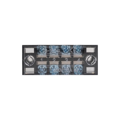 Колодка клеммная карболитовая Deluxe TB - 1504 (15A 4P) Колодка клеммная карболитовая Deluxe TB - 1504 (15A 4P)
