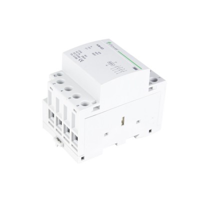 Контактор модульный iPower КМ-63 4Р 25А Контактор модульный iPower КМ-63 4Р 25А