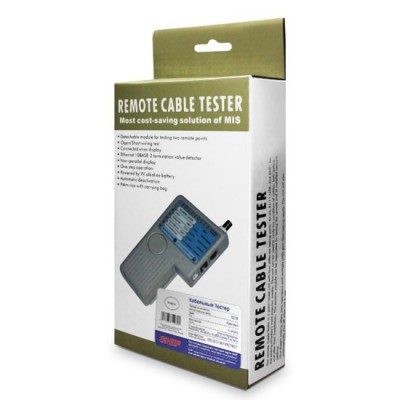 Кабельный тестер Ship G268 Для тестирования BNC RJ-45 RJ-11 USB Кабельный тестер Ship G268 Для тестирования BNC RJ-45 RJ-11 USB