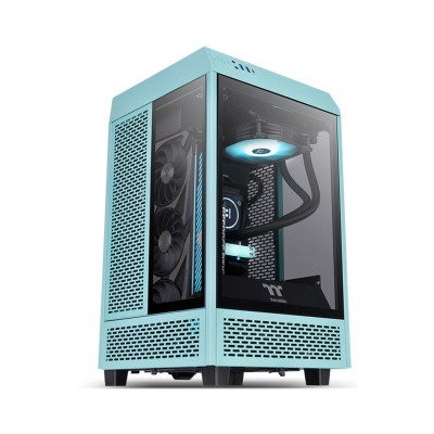 Компьютерный корпус Thermaltake The Tower 100 Turquoise без Б/П Компьютерный корпус Thermaltake The Tower 100 Turquoise без Б/П