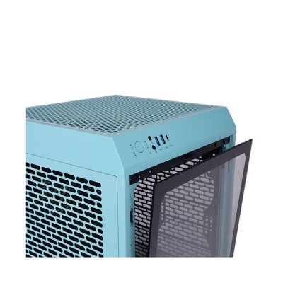 Компьютерный корпус Thermaltake The Tower 200 Turquoise Mini Chassis без Б/П Компьютерный корпус Thermaltake The Tower 200 Turquoise Mini Chassis без Б/П