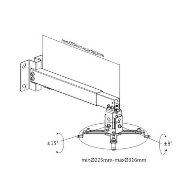 Кронштейн потолочный Brateck PRB-2G Кронштейн потолочный Brateck PRB-2G