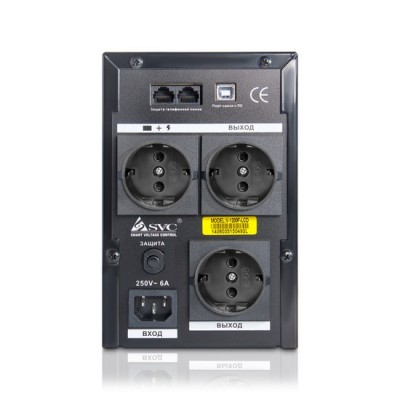 Источник бесперебойного питания SVC V-1200-F-LCD Источник бесперебойного питания SVC V-1200-F-LCD