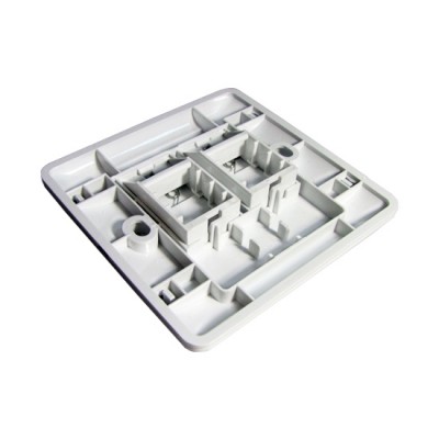 Лицевая панель телекоммуникационная Под 2 модуля SHIP A160-2 Лицевая панель телекоммуникационная Под 2 модуля SHIP A160-2