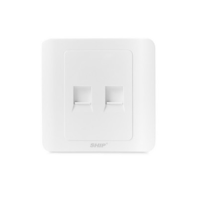 Лицевая панель телекоммуникационная Под 2 модуля SHIP A160-2А Лицевая панель телекоммуникационная Под 2 модуля SHIP A160-2А