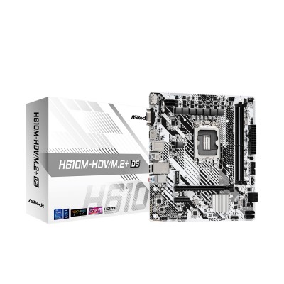 Материнская плата ASRock H610M-HDV/M.2+D5 Материнская плата ASRock H610M-HDV/M.2+D5