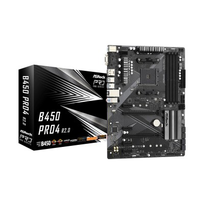 Материнская плата ASRock B450 PRO4 R2.0 Материнская плата ASRock B450 PRO4 R2.0