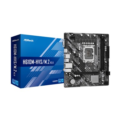 Материнская плата ASRock H610M-HVS/M.2 R2.0 Материнская плата ASRock H610M-HVS/M.2 R2.0