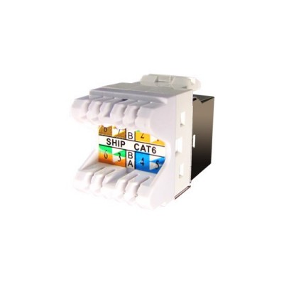 Модуль для информационной розетки SHIP M257 Cat.6 RJ-45 FTP Модуль для информационной розетки SHIP M257 Cat.6 RJ-45 FTP