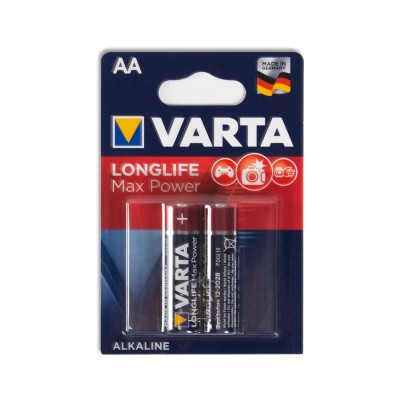 Батарейка VARTA Longlife Power Max Mignon 1.5V - LR6/AA 2 шт в блистере Батарейка VARTA Longlife Power Max Mignon 1.5V - LR6/AA 2 шт в блистере