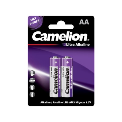 Батарейка CAMELION Ultra Alkaline LR6-BP2UT 2 шт. в блистере Батарейка CAMELION Ultra Alkaline LR6-BP2UT 2 шт. в блистере