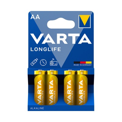 Батарейка VARTA Longlife Mignon 1.5V - LR6/AA 4 шт в блистере Батарейка VARTA Longlife Mignon 1.5V - LR6/AA 4 шт в блистере