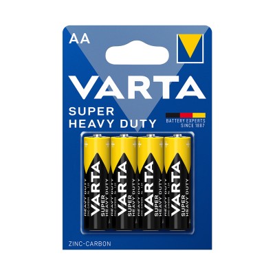 Батарейка VARTA Superlife Mignon 1.5V - R6P/AA 4 шт в блистере Батарейка VARTA Superlife Mignon 1.5V - R6P/AA 4 шт в блистере