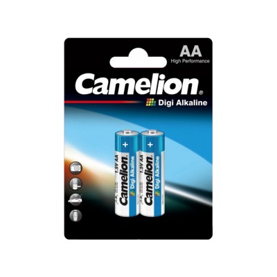 Батарейка CAMELION Digi Alkaline LR6-BP2DG 2 шт. в блистере Батарейка CAMELION Digi Alkaline LR6-BP2DG 2 шт. в блистере
