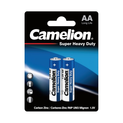 Батарейка CAMELION Super Heavy Duty R6P-BP2B 2 шт. в блистере Батарейка CAMELION Super Heavy Duty R6P-BP2B 2 шт. в блистере