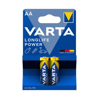 Батарейка VARTA Longlife Power Mignon 1.5V - LR6/AA 2 шт в блистере Батарейка VARTA Longlife Power Mignon 1.5V - LR6/AA 2 шт в блистере