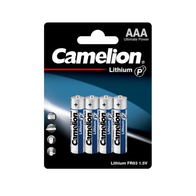Батарейка CAMELION Lithium P7 FR03-BP4 4 шт. в блистере Батарейка CAMELION Lithium P7 FR03-BP4 4 шт. в блистере