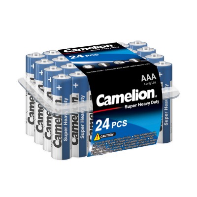 Батарейка CAMELION Super Heavy Duty R03P-PB24B 24 шт. в упак. Батарейка CAMELION Super Heavy Duty R03P-PB24B 24 шт. в упак.